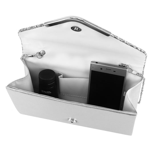 Clutch Purses for Women, Sparkly Purse, Sequin Purse, Silver Clutch